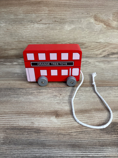 Orange Tree Toys London Bus Pull Along Toy - Me n Mommy To Be
