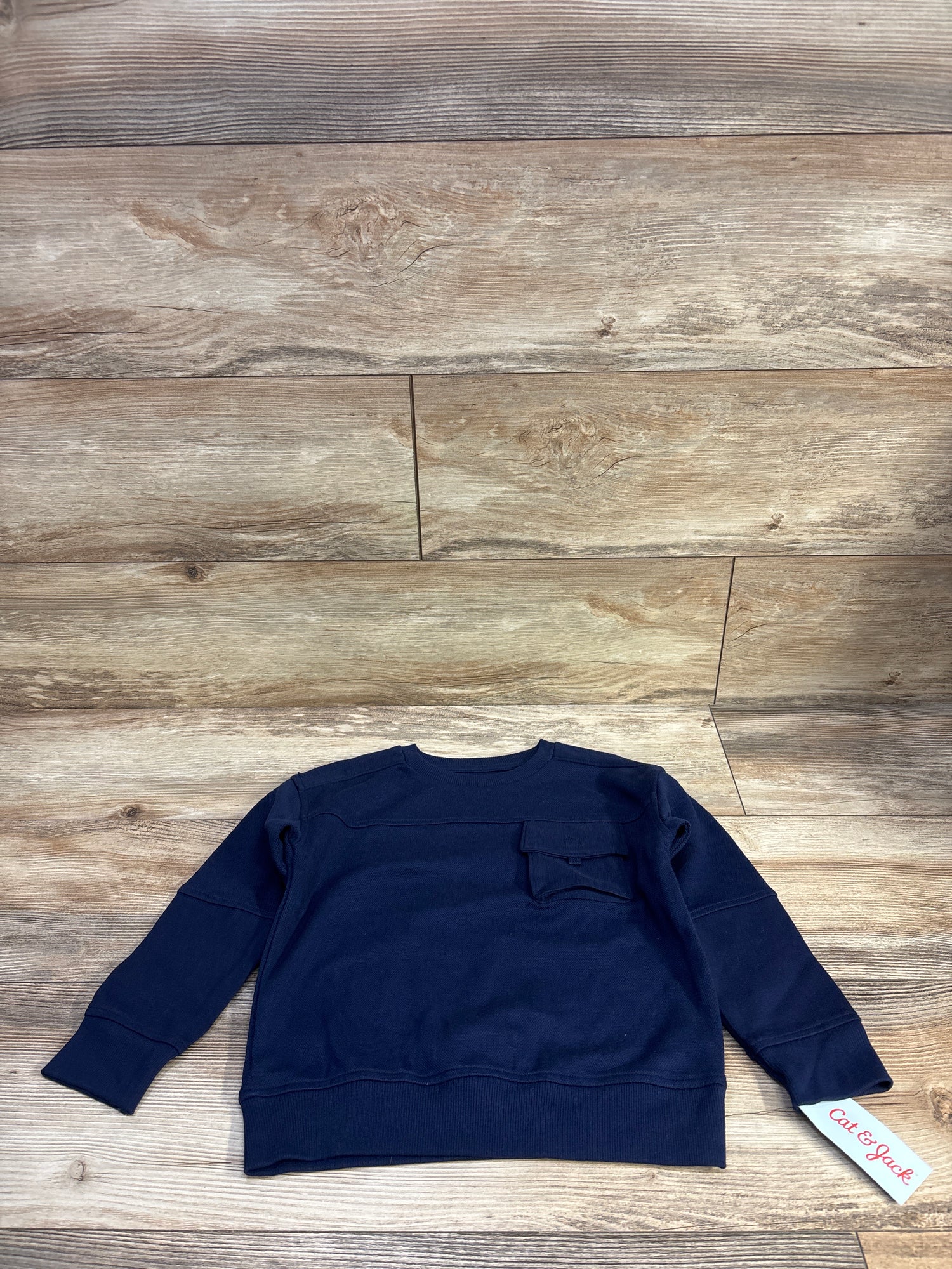 NEW Cat & Jack Sweatshirt Navy sz 5T