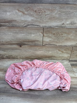 The Peanutshell Fitted Mini Crib/Playard Sheet Pink ~38x27.5''