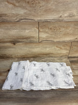 Amazing Baby Muslin Swaddle Blanket in Zebra Print White