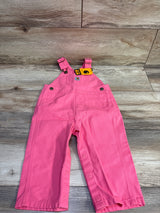 NEW Carhartt Loose Fit Canvas Bib Overalls Pink sz 12m