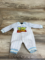 Boxlunch x Disney Pixar Toy Story Striped Baseball Jersey Coverall White sz 6m