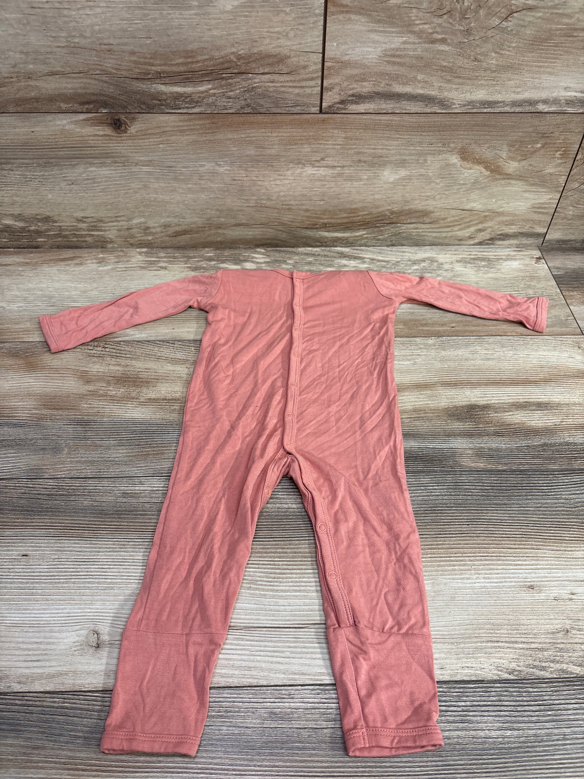 Kyte Baby Bamboo Footless Snap Sleeper Coral sz 6-12m