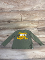 Old Navy Long Sleeve Family Sticks Together Shirt Green sz 5T