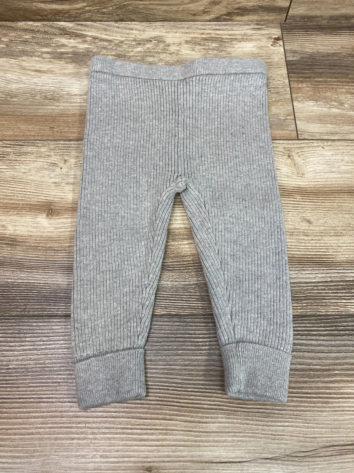 Baby Gap Grey Rib Sweater Leggings sz 6-12m