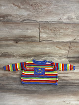 Hanna Andersson Striped Chunky Knit Sweater Multicolored sz 6-9m