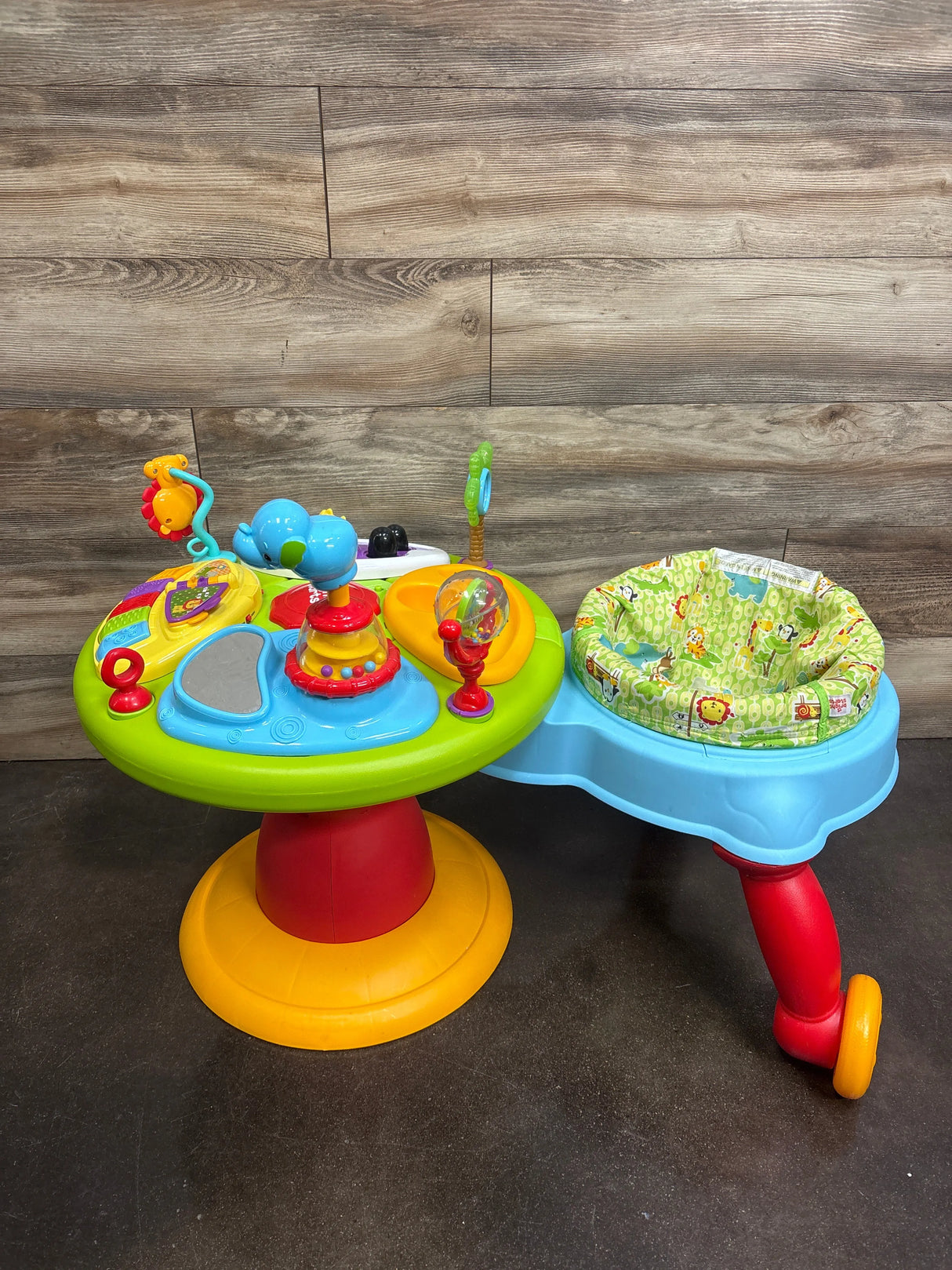 Bright Starts 3-in-1 Around We Go Activity Center in Zippity Zoo
