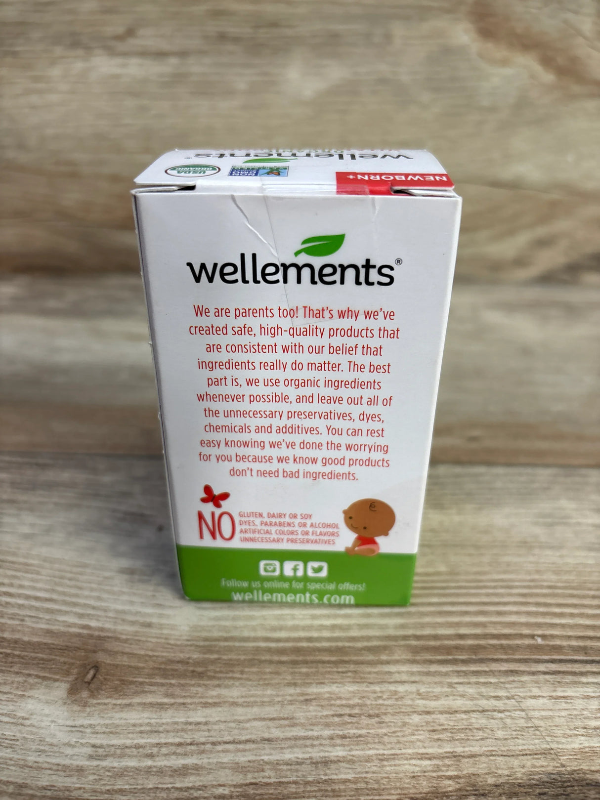 NEW Wellements Organic Vitamin D Drops, Newborn+ 0.15 oz