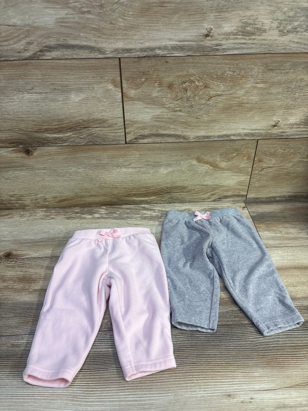 Simple Joys 2pk Fleece Joggers Pink/Grey sz 3-6m