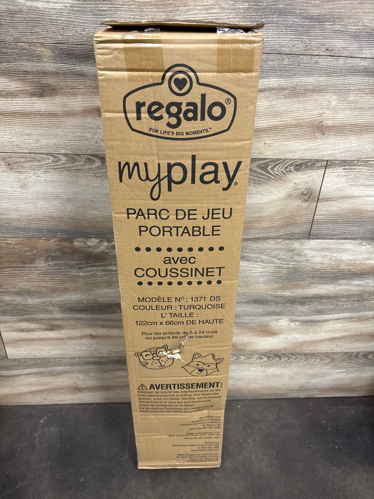 NEW Regalo Six Panel My Portable Play Yard Deluxe with Pad