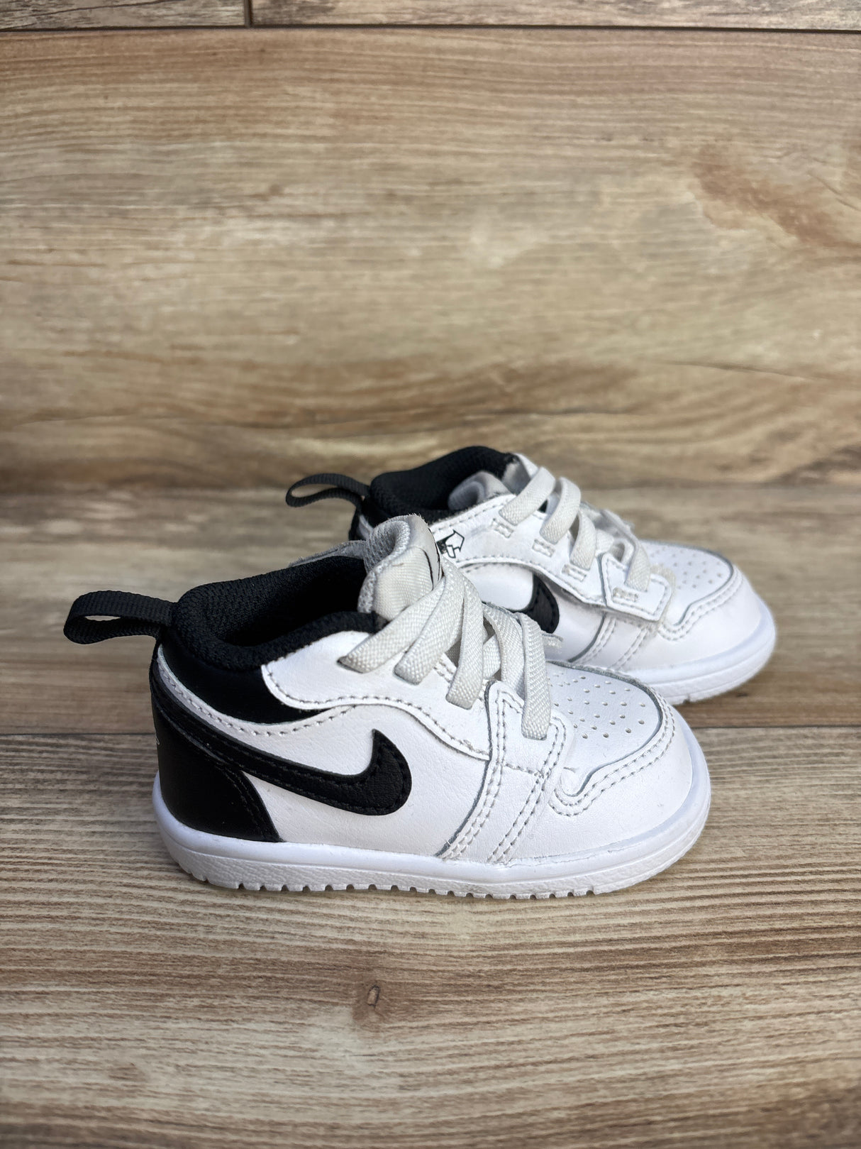 Air Jordan 1 Low ALT TD 'White Black' Sneakers sz 4c