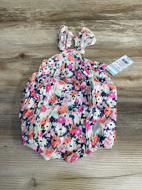 NEW Cat & Jack Flutter Sleeve Romper Pink sz 0-3m - Me n Mommy To Be
