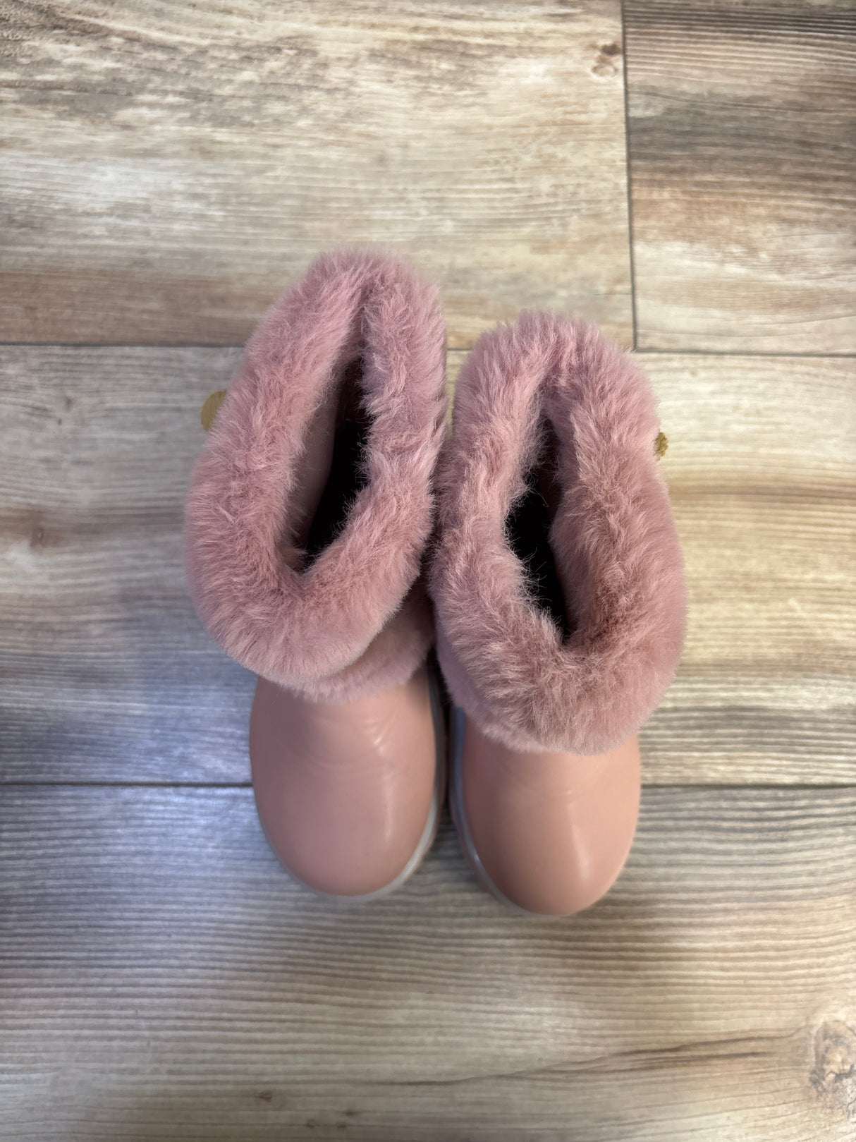 Belladia Faux-Fur Boots Pink sz 6c