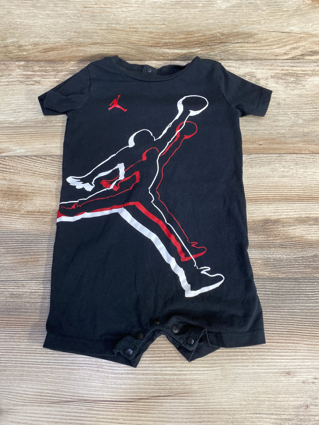 Jordan Logo Shortie Romper Black sz 24m