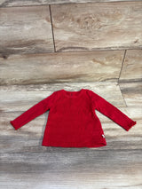 Baby Gap Ribbed Long Sleeve Shirt Red sz 6-12m