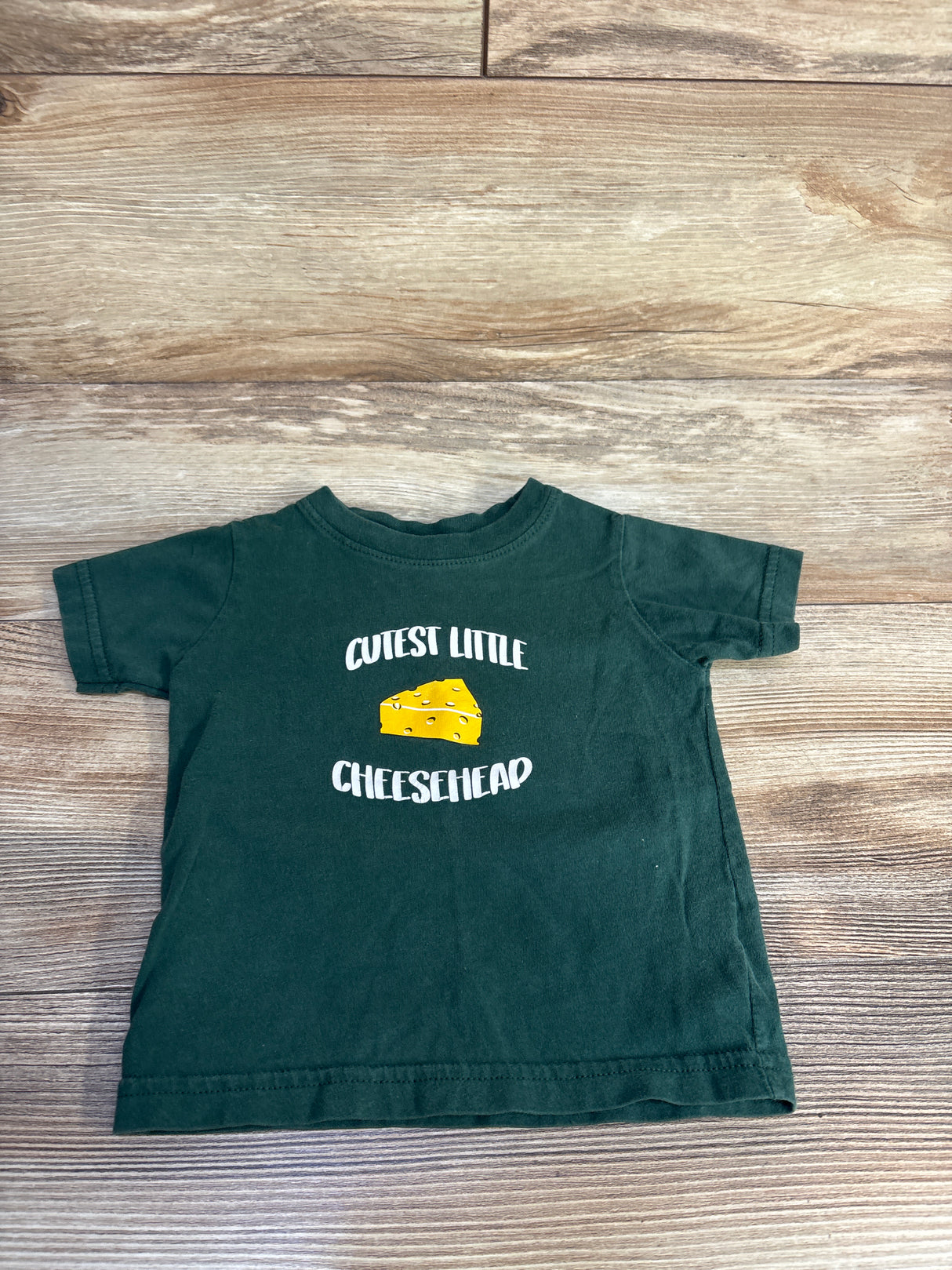 Freedom Wear Cutest Little Cheesehead Shirt Green sz 12m