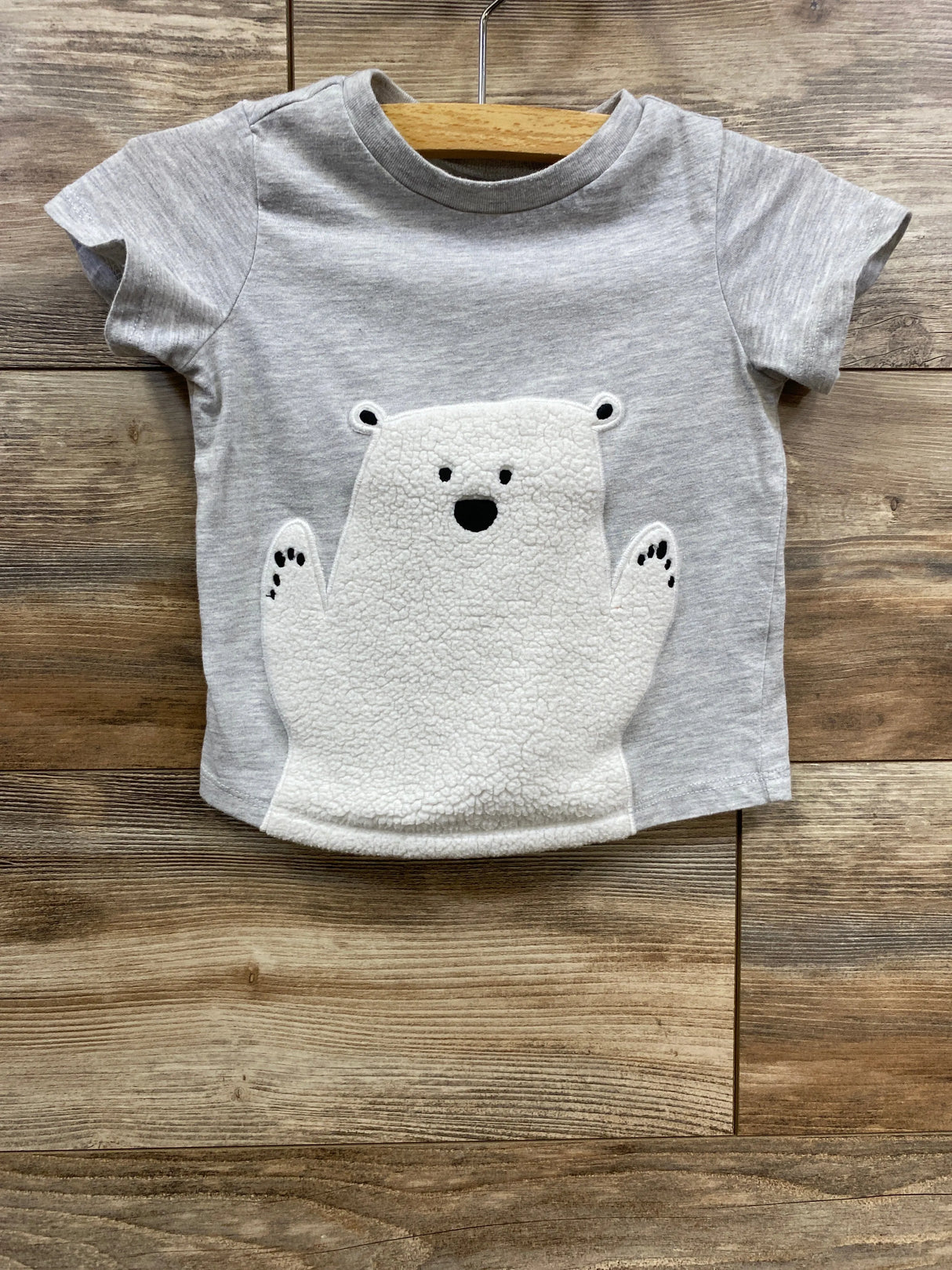 First Impressions Bear Shirt Grey sz 18m - Me n Mommy To Be