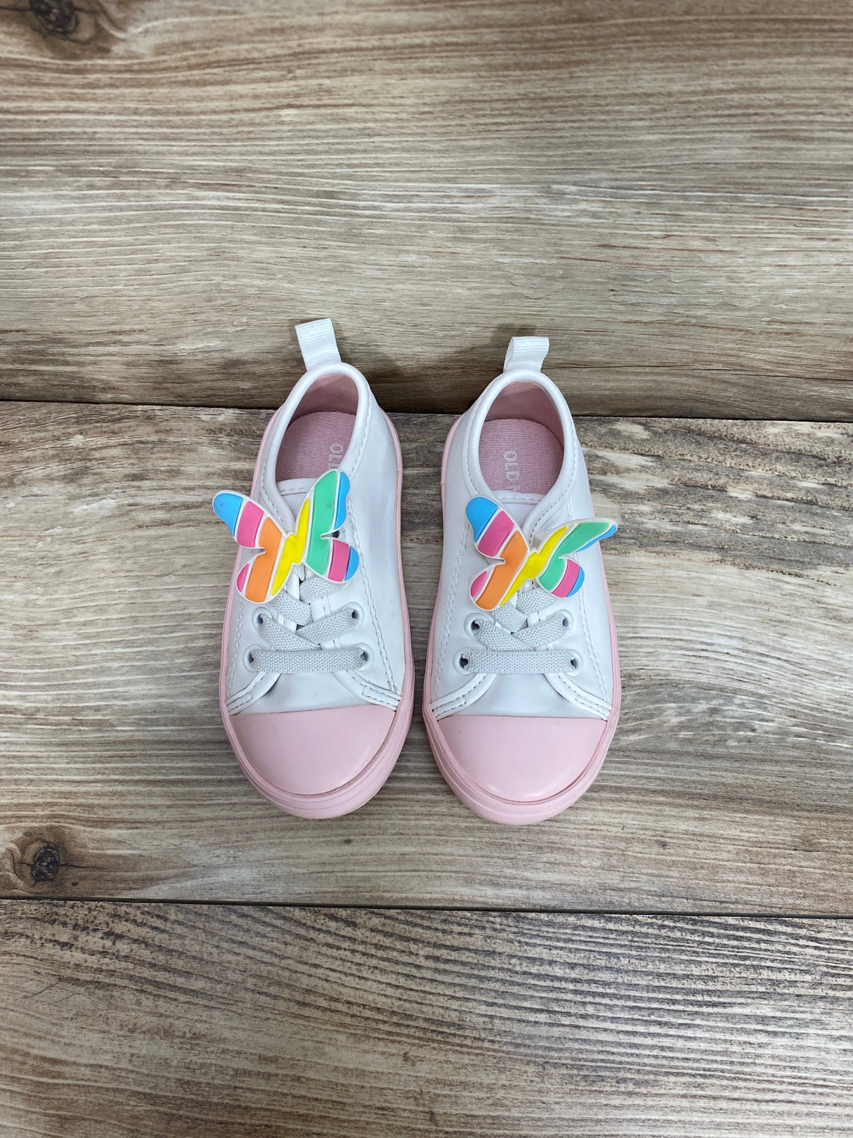 Old Navy Rainbow Butterfly Slip-On Sneakers