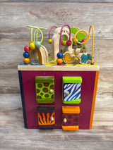B toys Zany Zoo Wooden Activity Cube