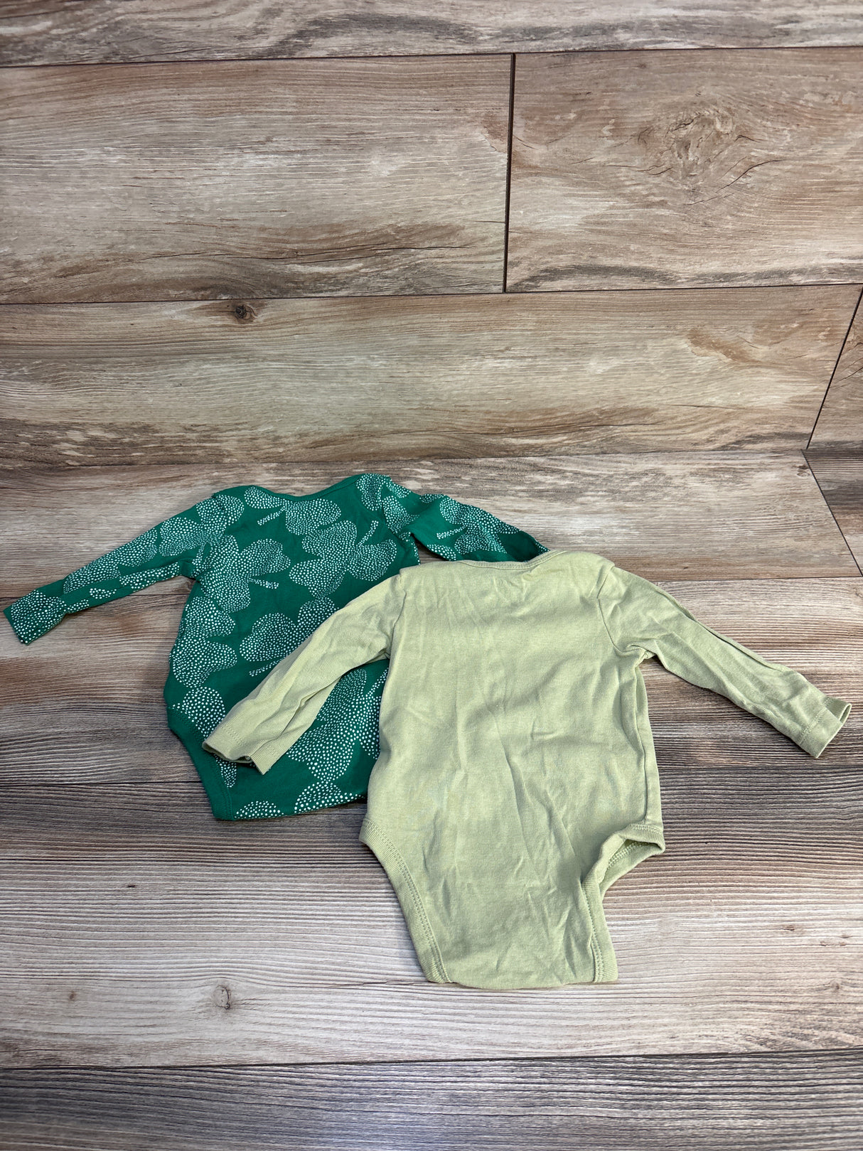 Carter's 2pk Shamrock Bodysuit Set Green sz 6m