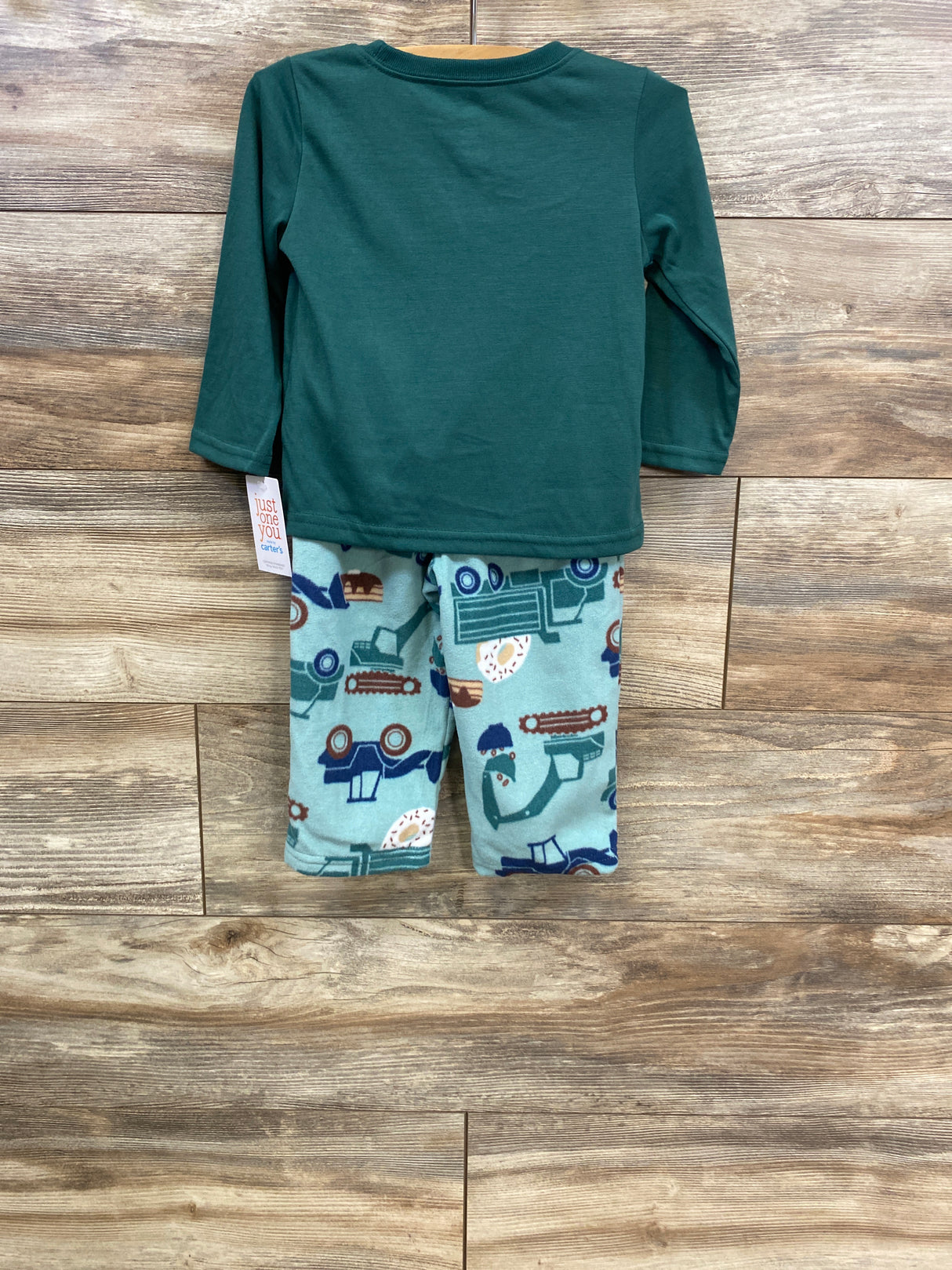 NEW Just One You 2pc Cereal Pajama Set Green sz 18m