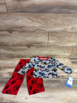 NEW Hot Wheels 2pc Pajama Set Grey sz 2T