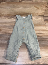 H&M Gauze Cotton Romper Green sz 9m