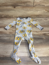 Disney Baby Lion King Simba Sleeper Grey sz 12m