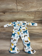 Carter's Dog Print Sleeper White sz 9m