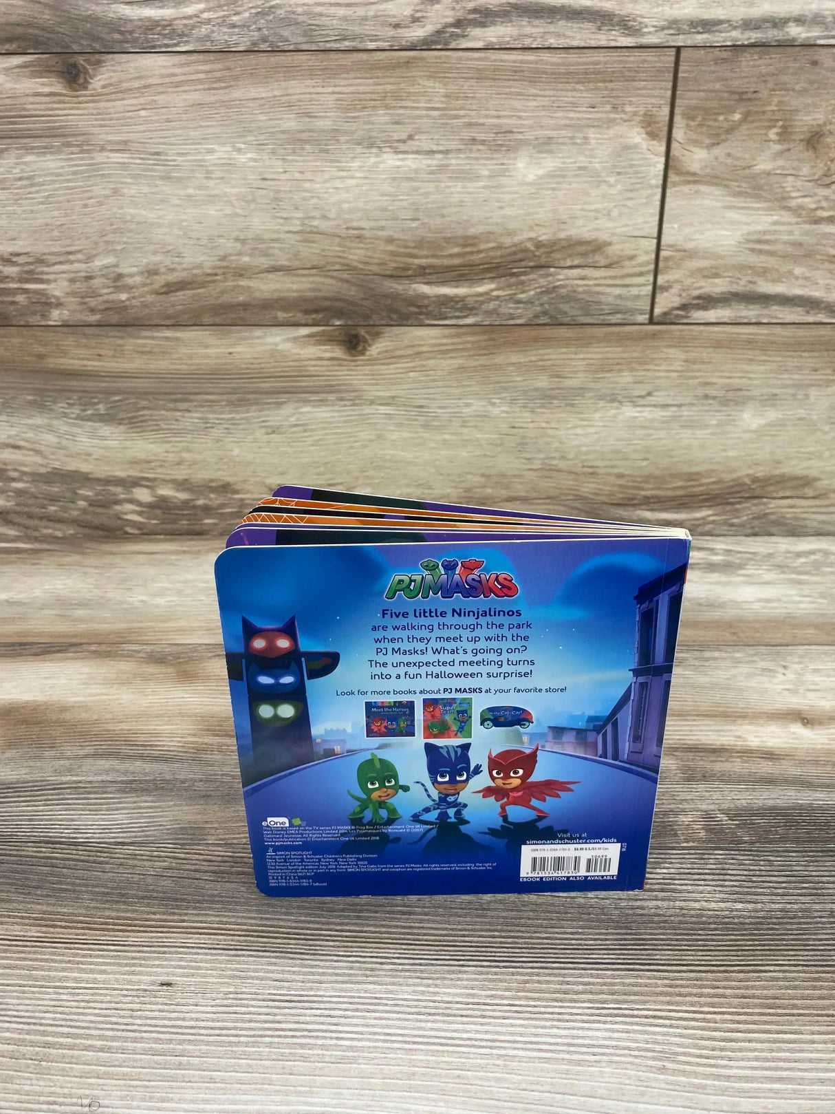 PJ Masks Five Little Ninjalinos: A Halloween Story Board book - Me n Mommy To Be