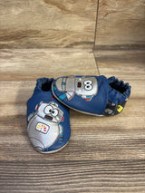 Robeez Robot Soft Sole Shoes Navy sz 4c