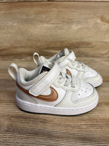 Nike Court Borough Low 2 TD 'White Metallic Red Bronze' Sneakers sz 5c