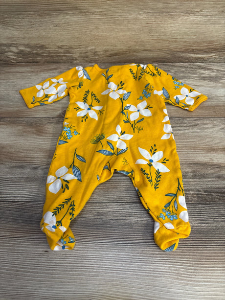 Carter's Floral Sleeper Yellow sz 3m - Me n Mommy To Be