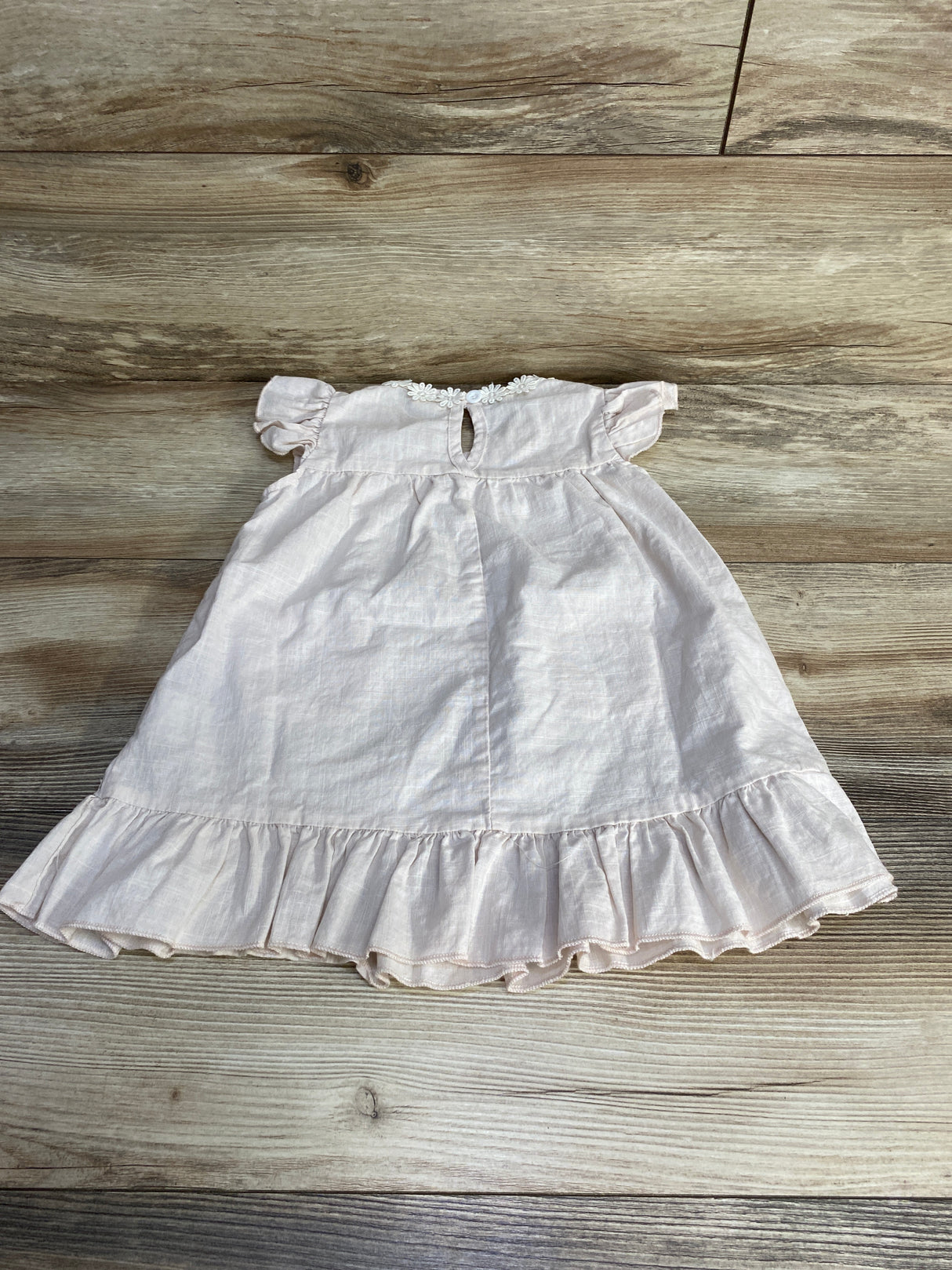Shein Embroidered Dress White sz 18-24m