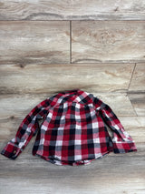 Okie Dokie Plaid Flannel Red sz 3T
