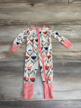 Little Sleepies Flower Friends Zippy Beige sz 0-3m