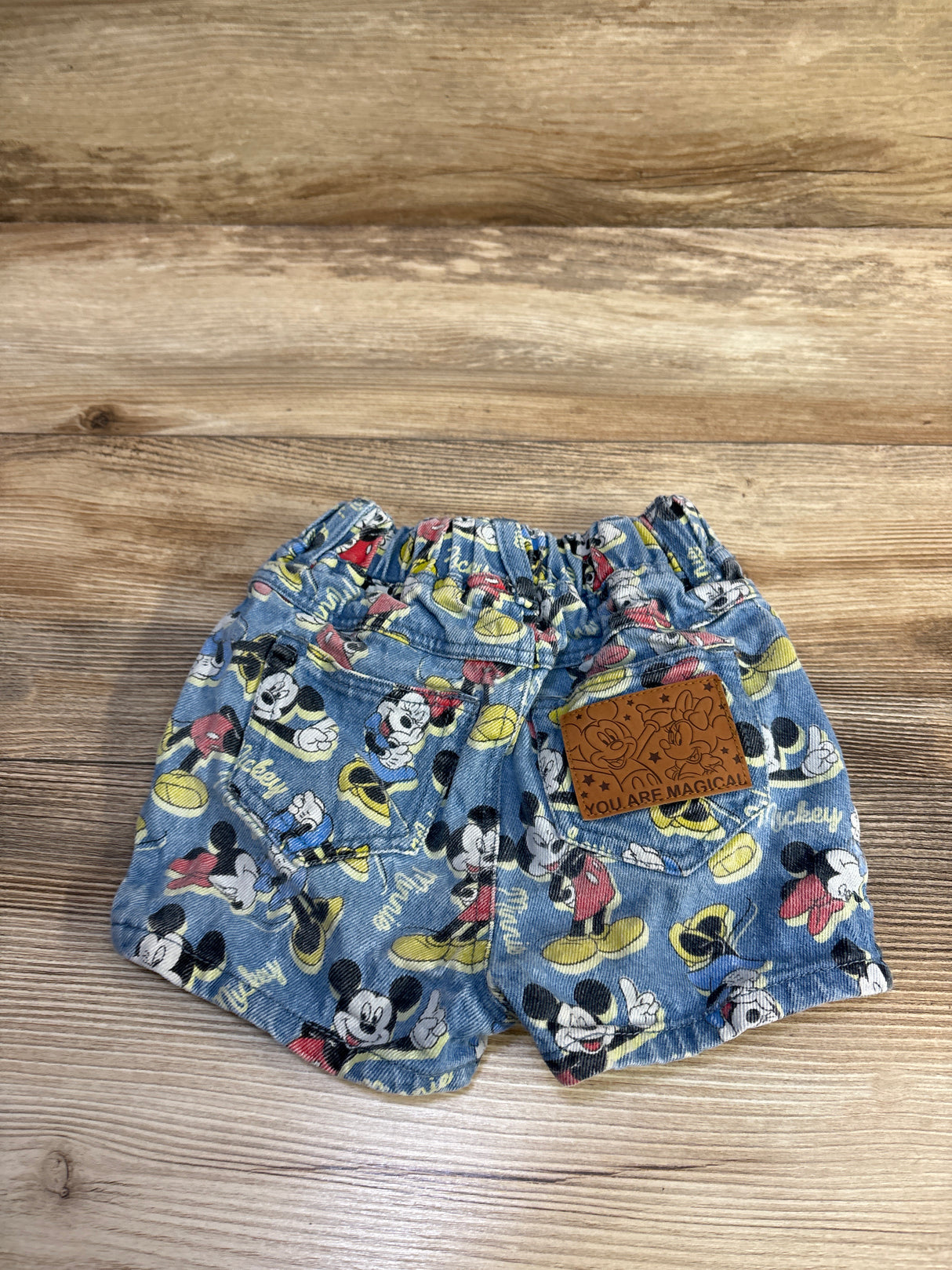 Litte Mickey Mouse Denim Shorts Blue sz 9-12m