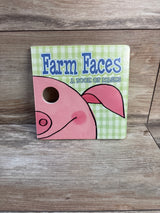 Melissa & Doug Farm Faces A Book of Masks Board Book