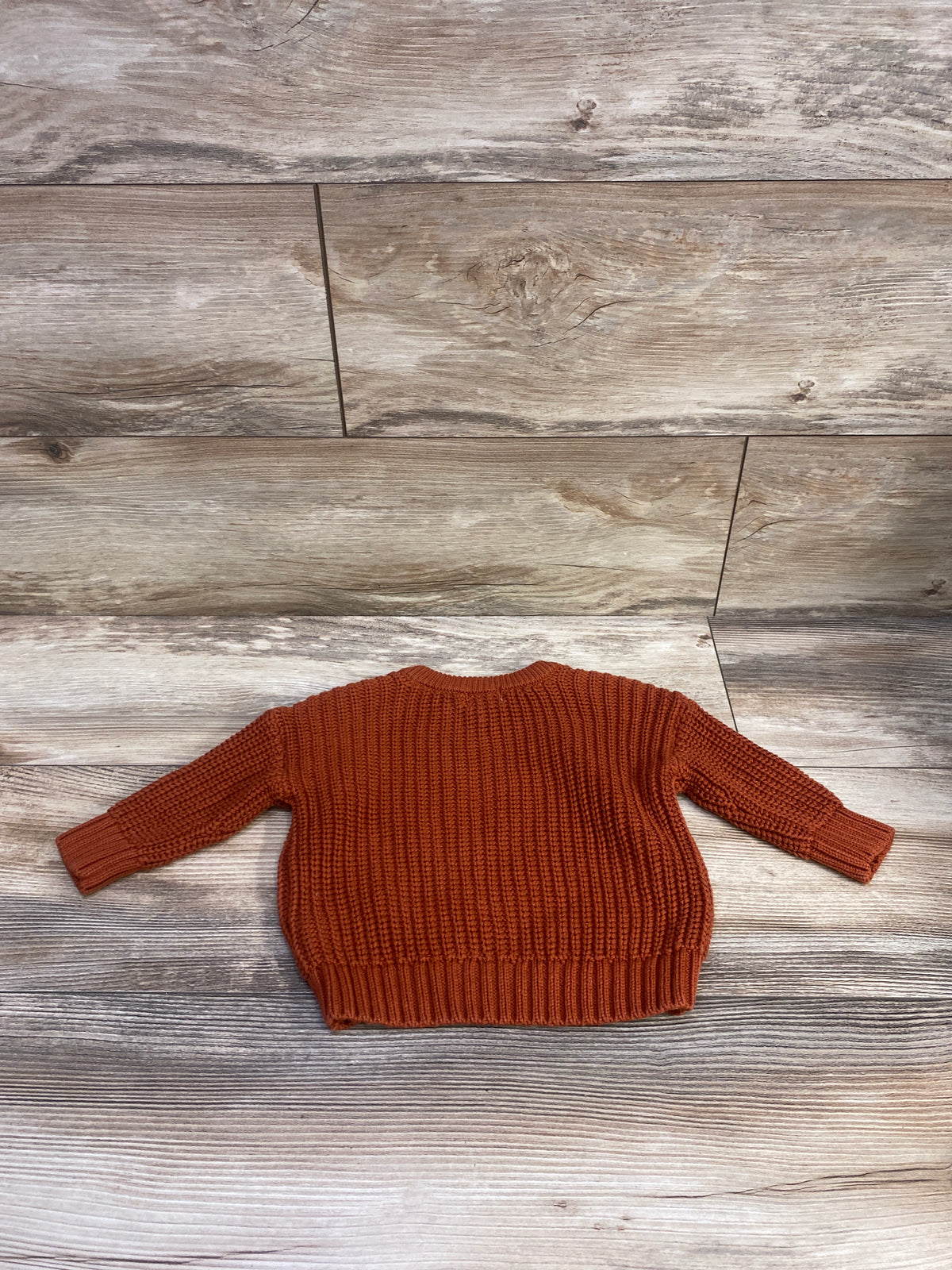 Cat & Jack Knit Pullover Sweater Rust sz 3-6m