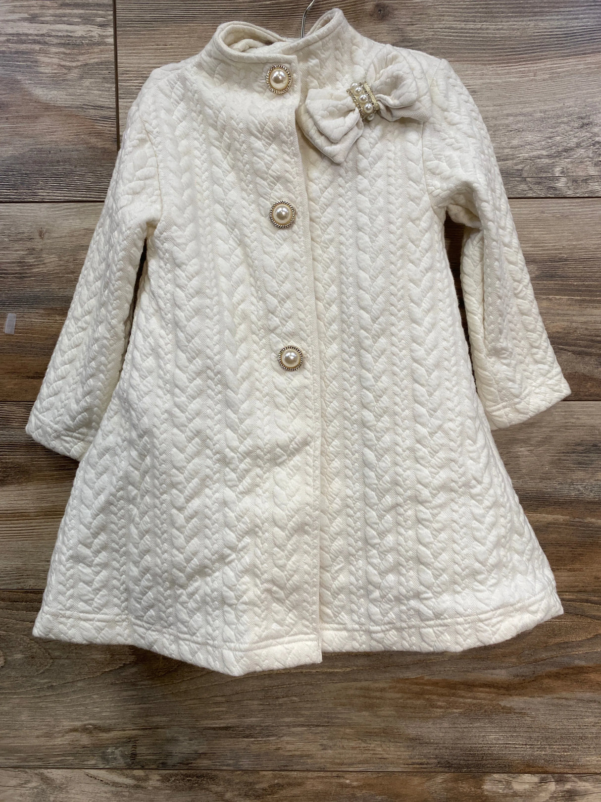 NEW Blueberi Boulevard 2pc Dress Coat & Tulle Dress White sz 3T