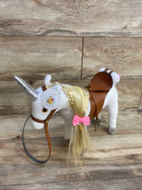 NEW HollyHOME Plush Unicorn Horse White