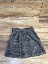 Oshkosh Plaid Flannel Skirt Grey sz 4T