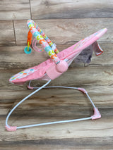 Bright Starts Pink Fancy Fantasy Unicorn Vibrating Bouncer