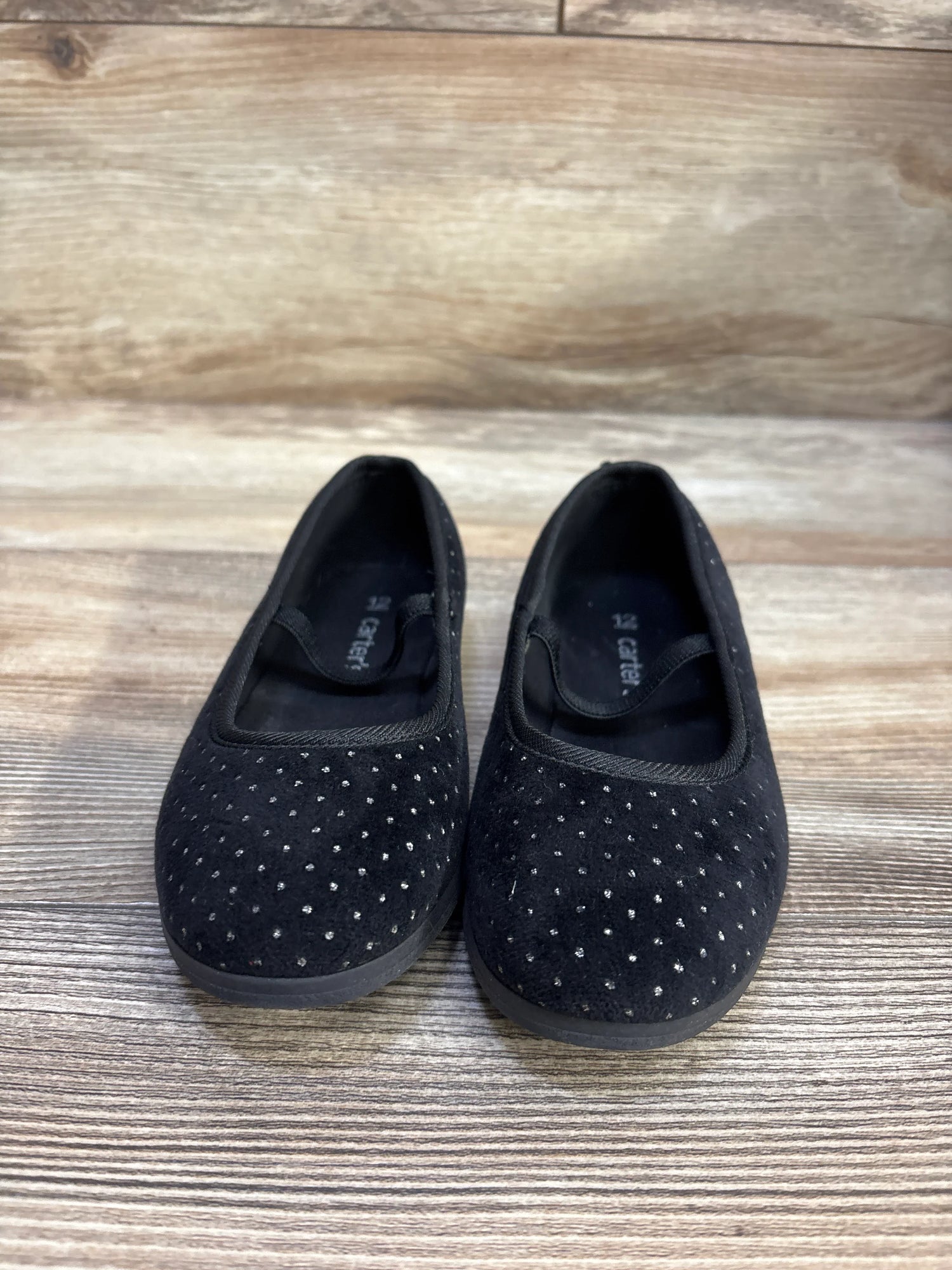 Carter's Mary Jane Dress Flat Black sz 12c