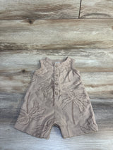 Just One You Palm Tree Tank Romper Brown sz 6m
