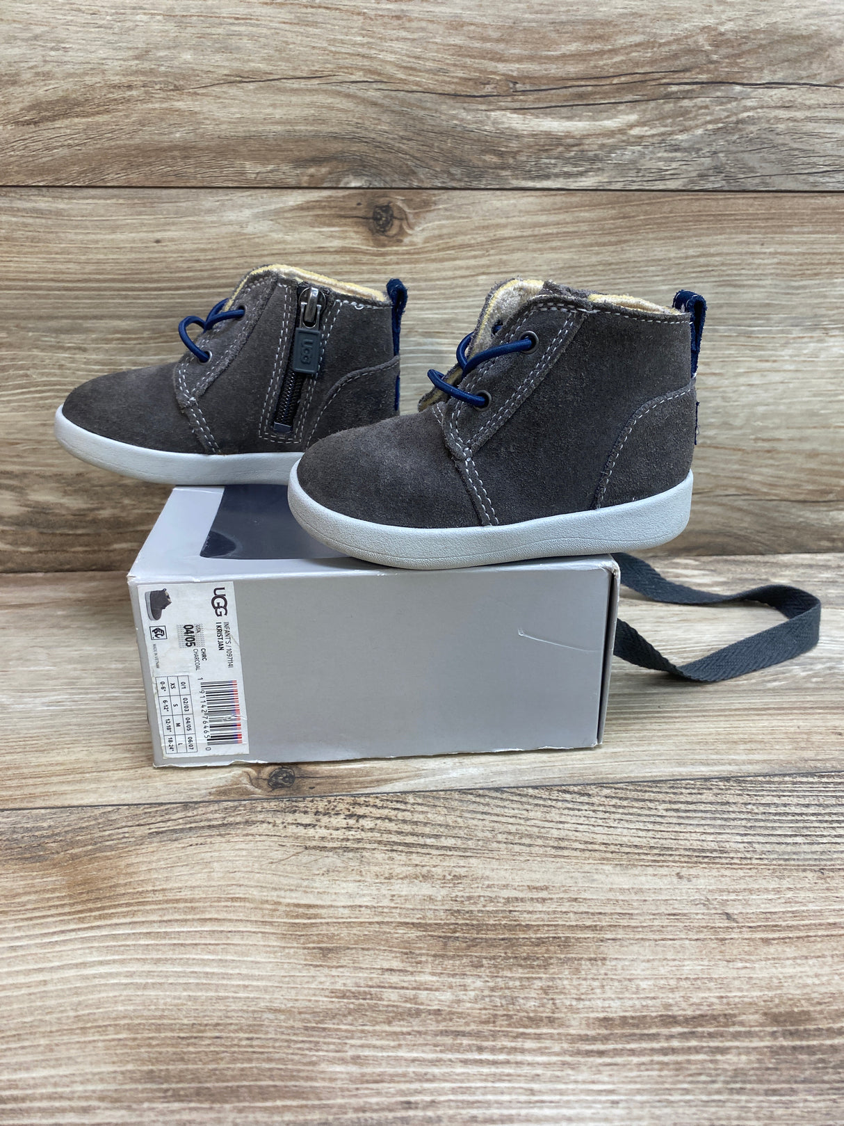 UGG Kristjan Chukka Boots in Charcoal sz 4/5c