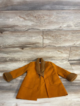 Sherpa Lined Open Coat Rust sz 12-18m