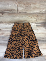 Cat & Jack Leopard Wide Leg Jeans Brown sz 4T