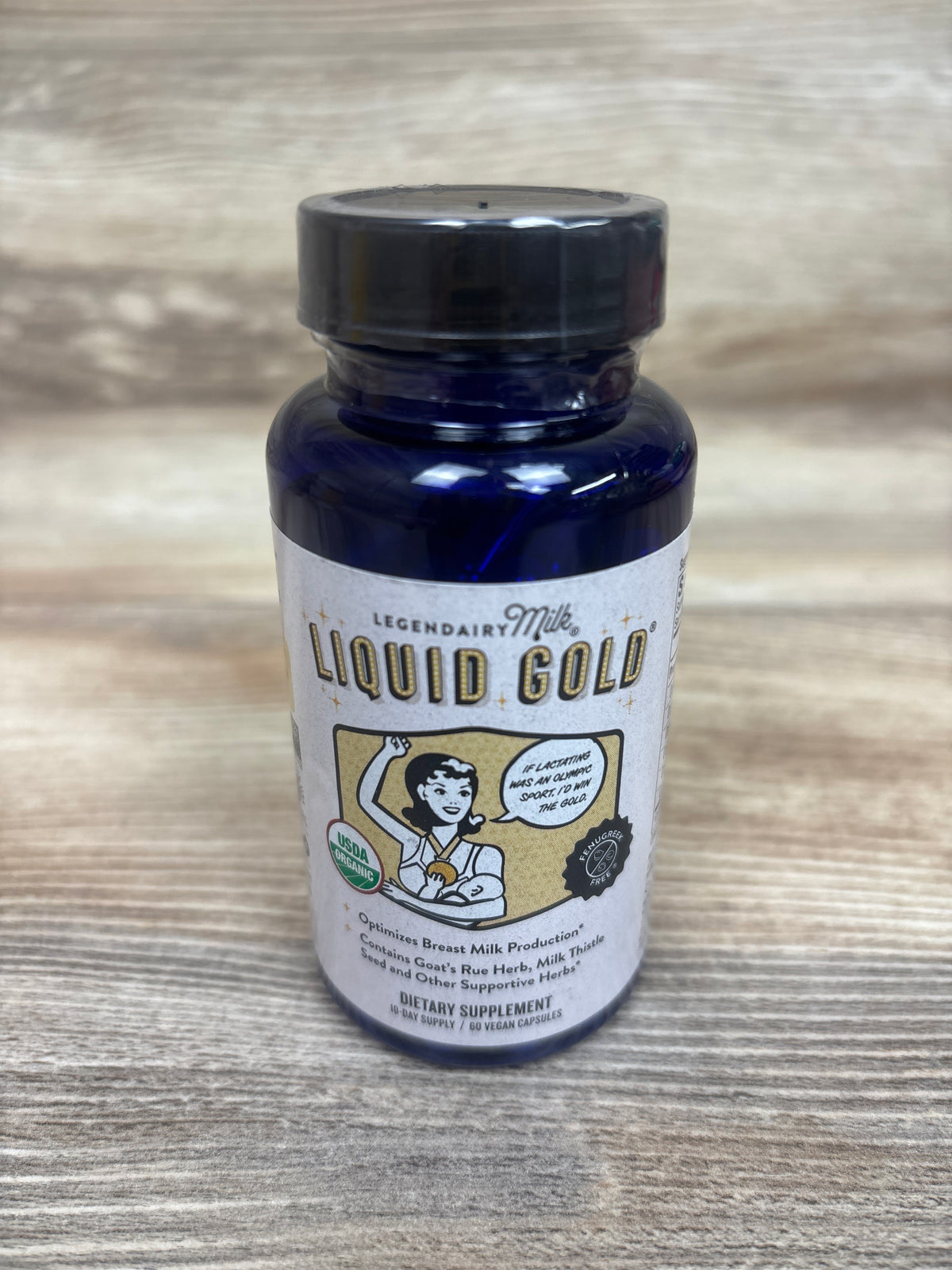 NEW LegendaryMilk Liquid Gold Lactation Vegan Supplement Capsules 60ct.