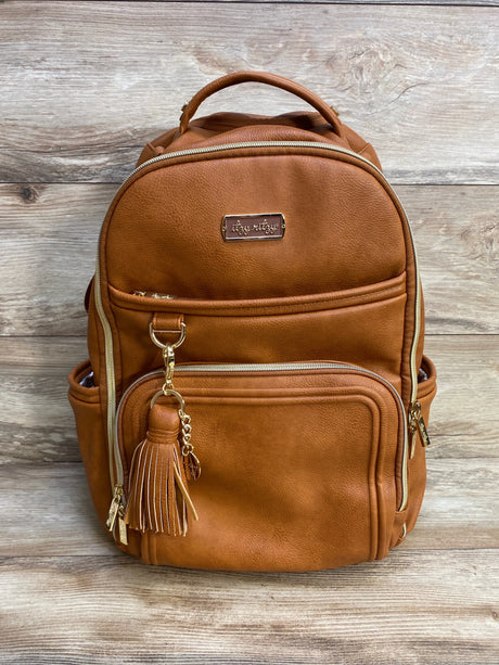 Itzy Ritzy Boss Plus Backpack Diaper Bag, Cognac - Me n Mommy To Be